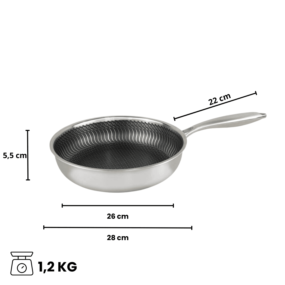 By C&P - Honey Koekenpan 28 cm By C&P