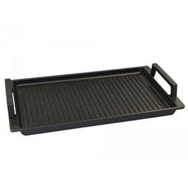 Eurolux - Grill plate 41 CM x 24 CM - Flex induction Eurolux - Grillplaat met grepen 41 x 24 x 2,5 cm - Flexinductie Grillplaat Eurolux