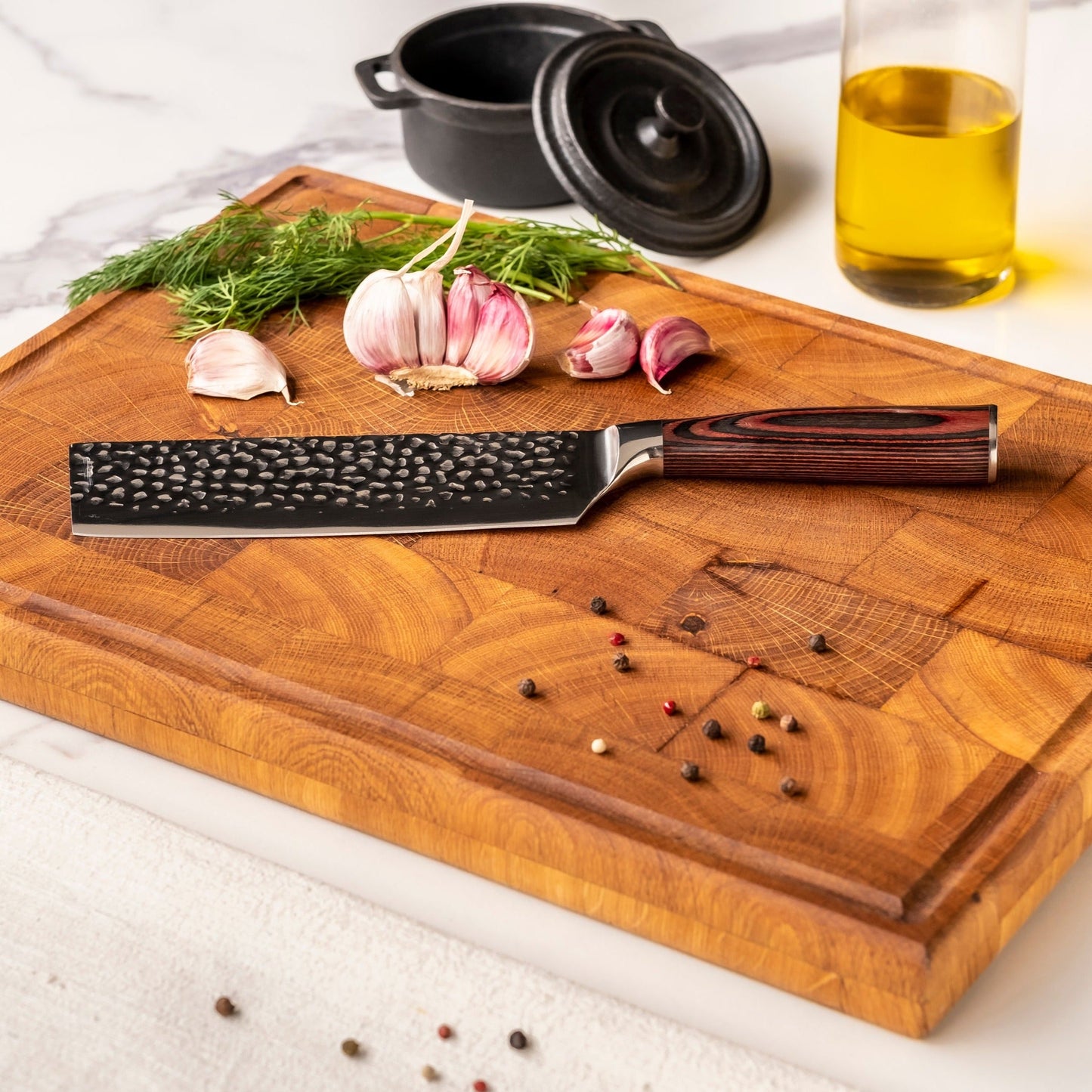 Hammered RVS Series - 3-delige messenset Shinrai Japan
