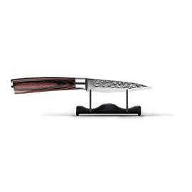 Shinrai Knives - Hammered stainless steel peeling knife 8 cm Hammered RVS Series - Schilmes Shinrai Japan