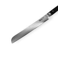 Japans Yaxell Ran Broodmes 23 cm 69 laags roestvrij damast staal met canvas-micarta heft Broodmes Yaxell