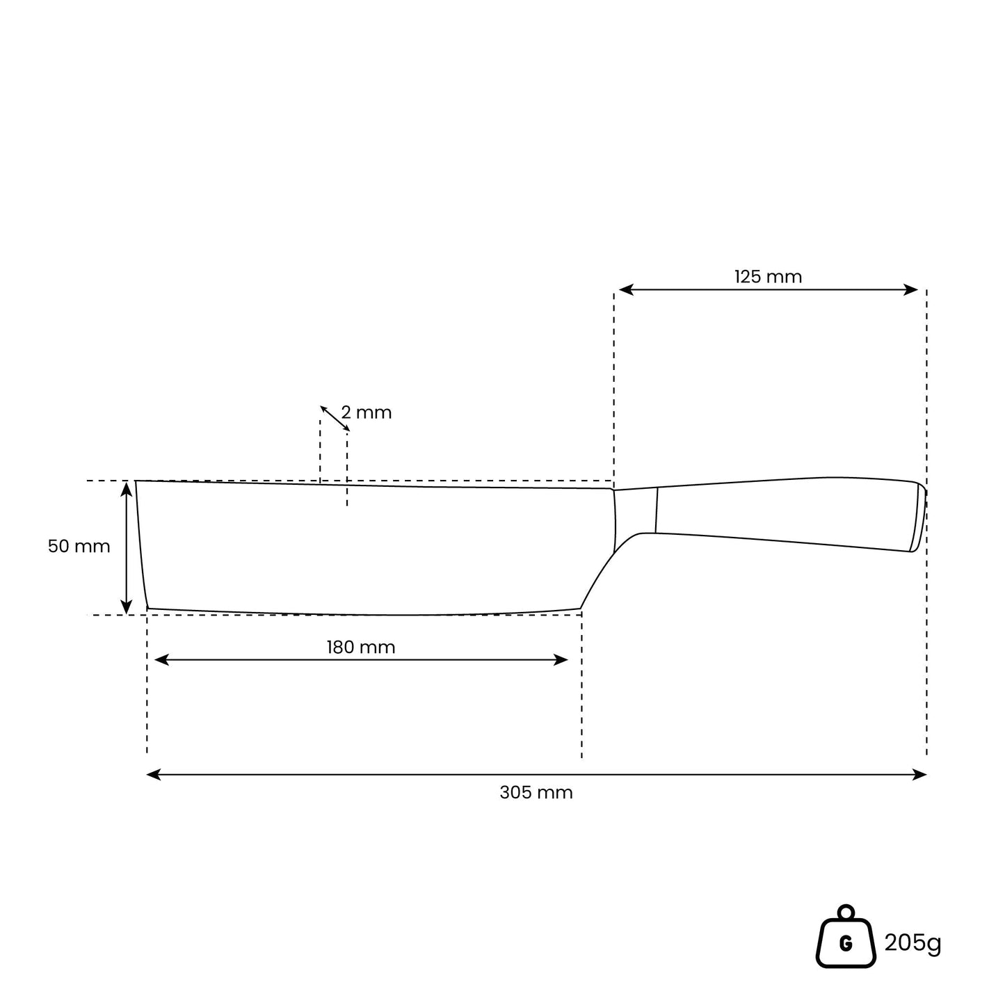 Japanse Damascus Print Onyx Epoxy - Nakiri mes Keukenmessen Shinrai Japan
