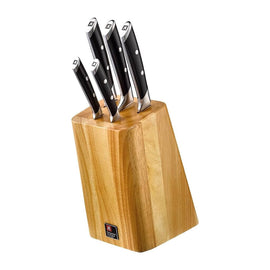 Richardson Sheffield - R Vision 5-Piece Knife Set with Block - Wood Richardson Sheffield - R Vision 5-Delige Messenset met Blok - Hout Messenset met blok Richardson Sheffield