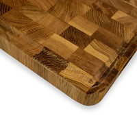 Satake - Snijplank Eiken Gestoken met goot - 30x20x3 cm Snijplanken Satake