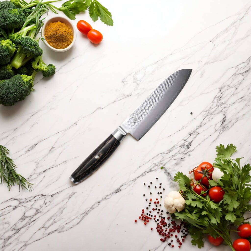 Yaxell Ketu - Japans Santoku 16,5 cm Santokumes Yaxell