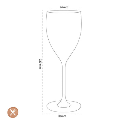 Leonardo - POESIA White Wine Glasses 350ml - Pack of 6