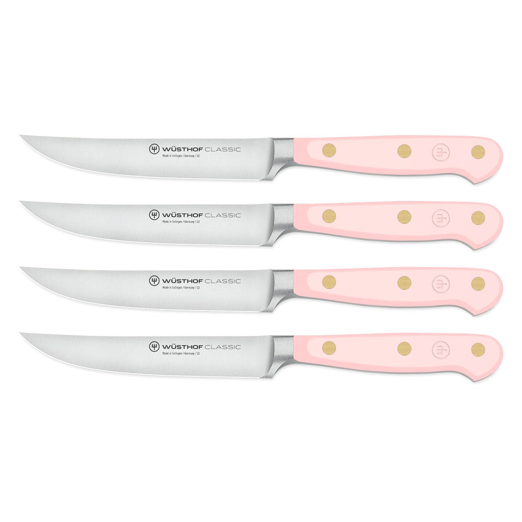 Wusthof - Classic Steak Knife Set 4-piece Pink Himalayan Salt