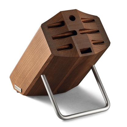 Wusthof - Classic Ikon 8-piece knife set with brown knife block