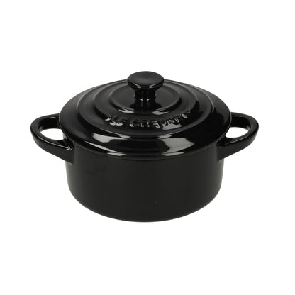 LeCreuset - Mini-Rôti-/ Faitout Ebène noir 10cm 0,2l