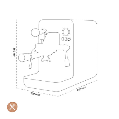 Smeg - Machine à expresso Blanc Mat