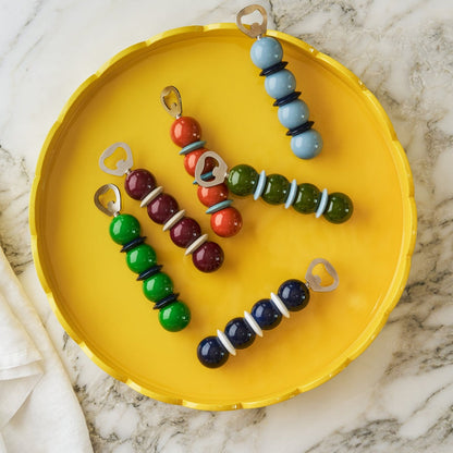 Addison Ross - Bobine ouvre-bouteille - Kaki et denim clair
