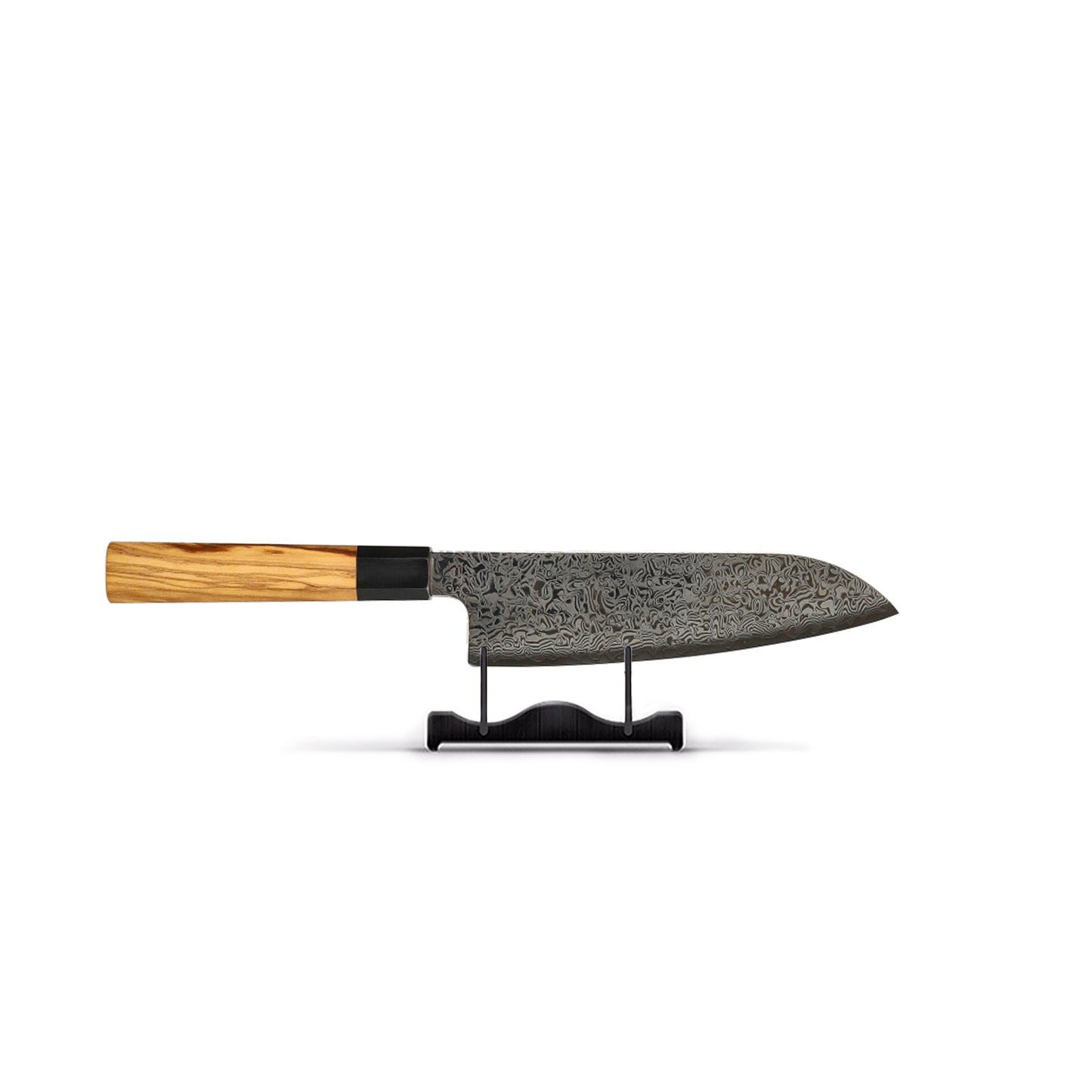 Shinrai Knives - Takumi Kaza Damascus Santoku knife 18 cm