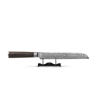Shinrai Knives - Hammered Damask BR 2-Piece Knife Set - Chef's Knife + Bread Knife