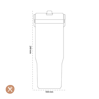 Stanley - The IceFlow™ Flip Straw Cup 0.89L Azure