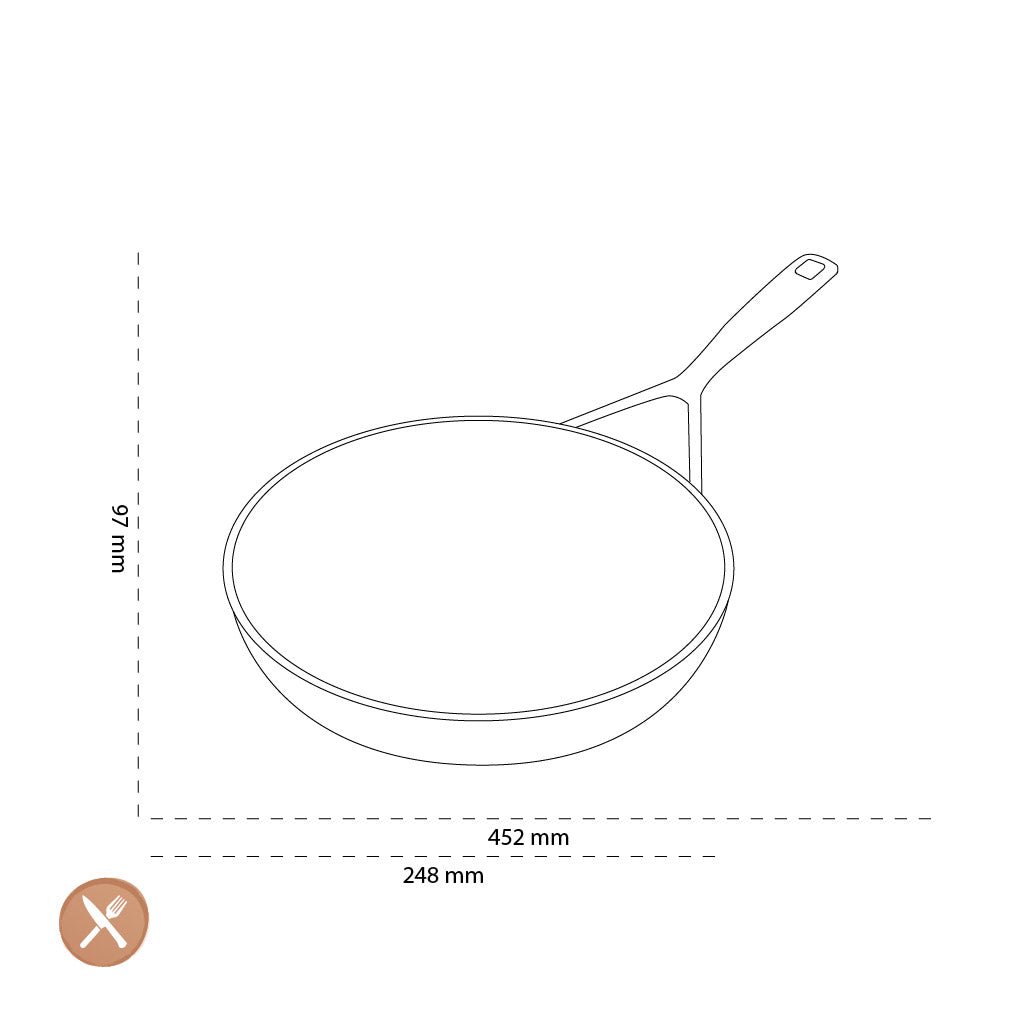 Demeyere - Alu Industry 3 Ceraforce Frying Pan Set 24 + 28 cm