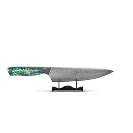 Shinrai Knives - Mother of Pearl Jewels Damascus Chef's Knife 20 cm