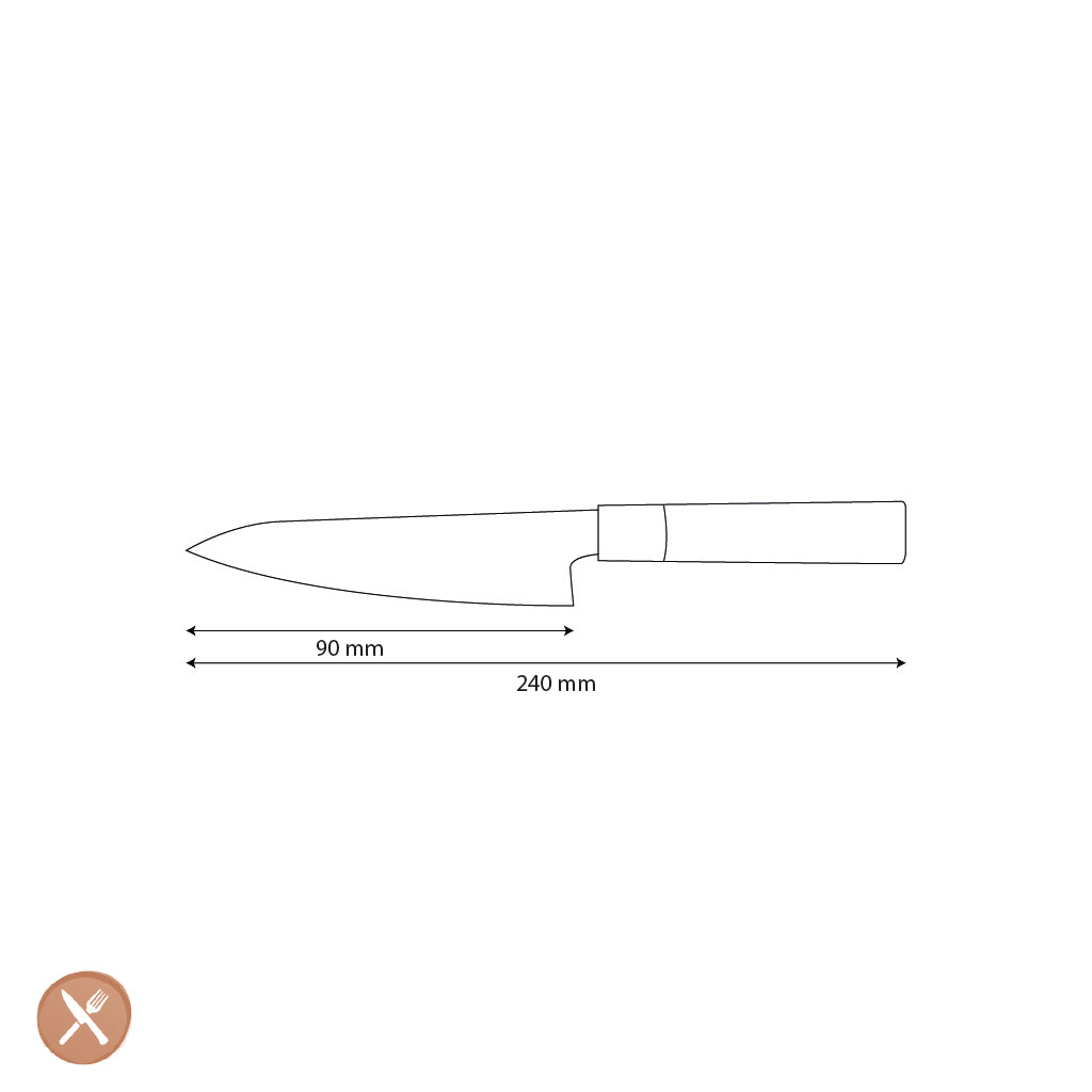 Shinrai Japon - Couteau d&#39;office Takumi Kaza Damas 9 cm