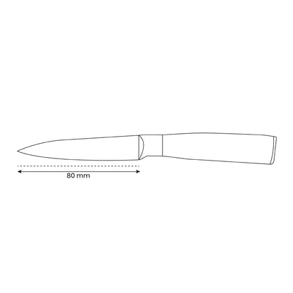 Shinrai Knives - Damascus Print Epoxy Sapphire Print Paring knife 8 cm