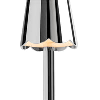 Addison Ross - Scallop Table Lamp LED - Chrome - 28 cm