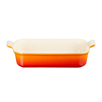 Le Creuset - Heritage Oven dish rectangular Orange-red 32 x 24 cm