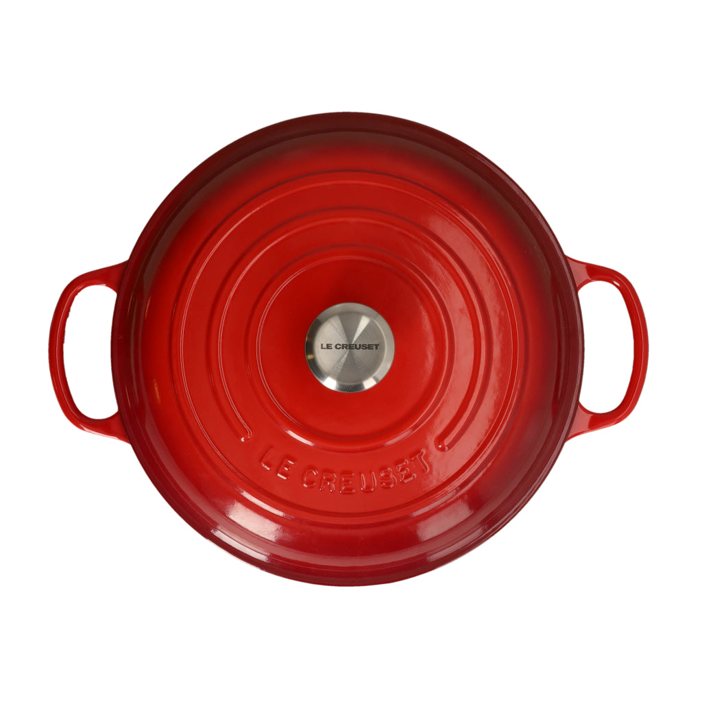 Le Creuset - Signature Campagnard Casserole Cherry Red 26 cm