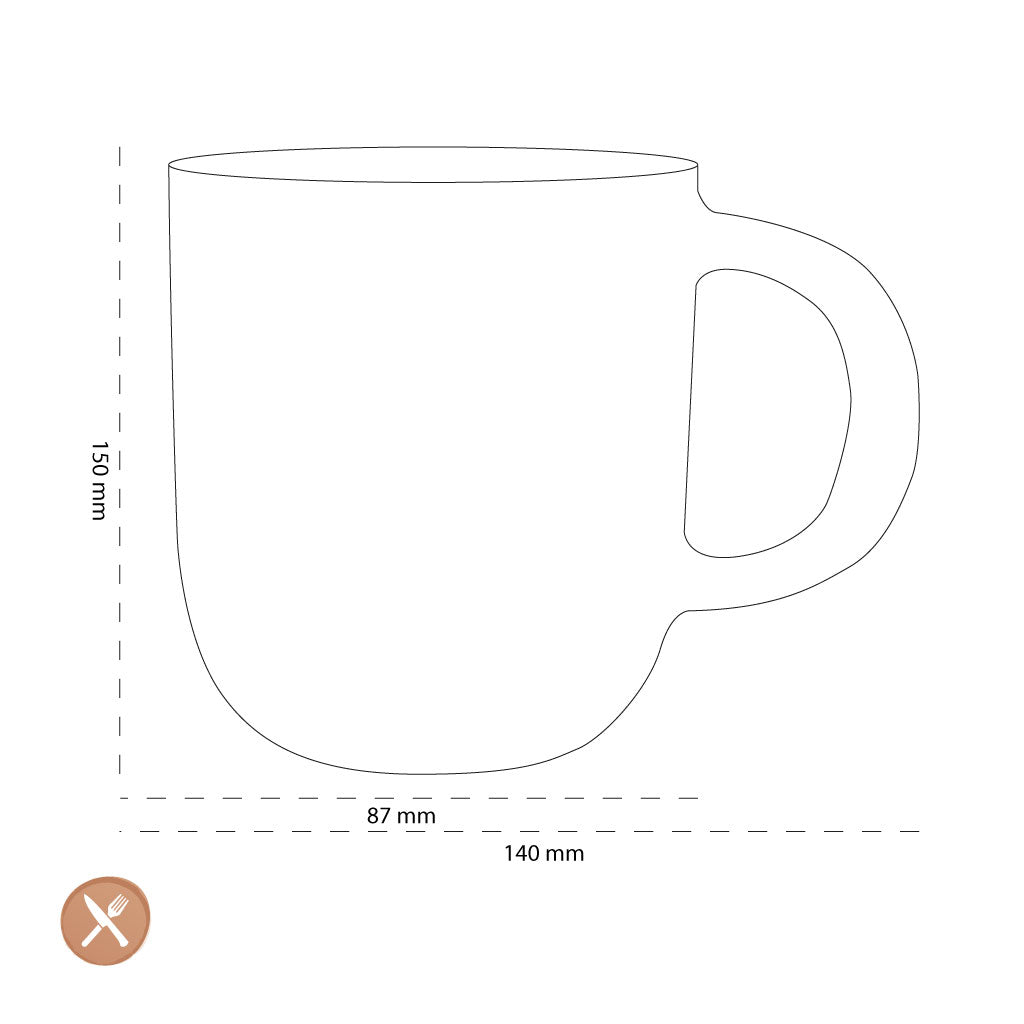 Leonardo - UFFICIO Tea/Coffee Cup 400ml -SMILE-