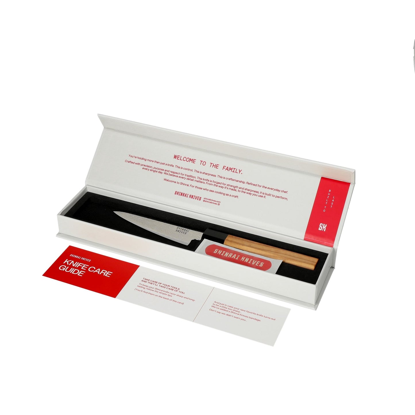 Shinrai Japon - Couteau d&#39;office Takumi Kaza Damas 9 cm