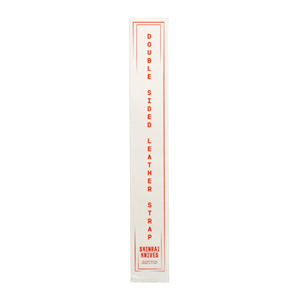 Shinrai Knives - Lame d'affûtage professionnelle double face en cuir
