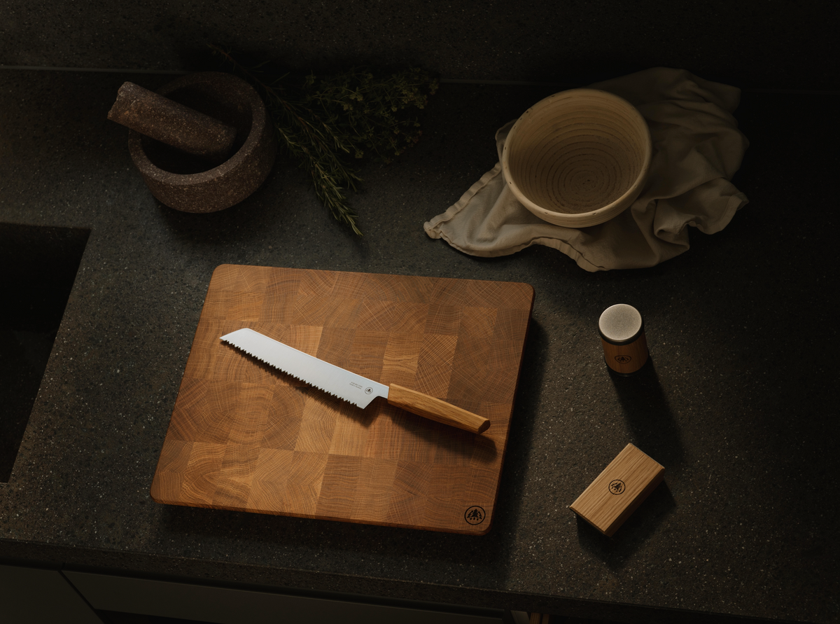 Horl - Bread Knife Oak - Triple Pro Cut Double-Serrated