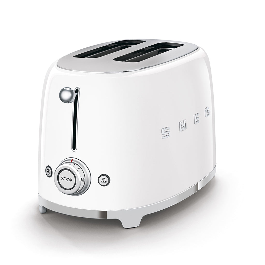 Smeg - Toasters | White | 50s | Toaster 2x2