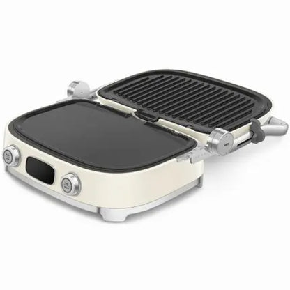 Smeg - Multifunctionele Grill  | Crème | Jaren 50 | Contactgrill