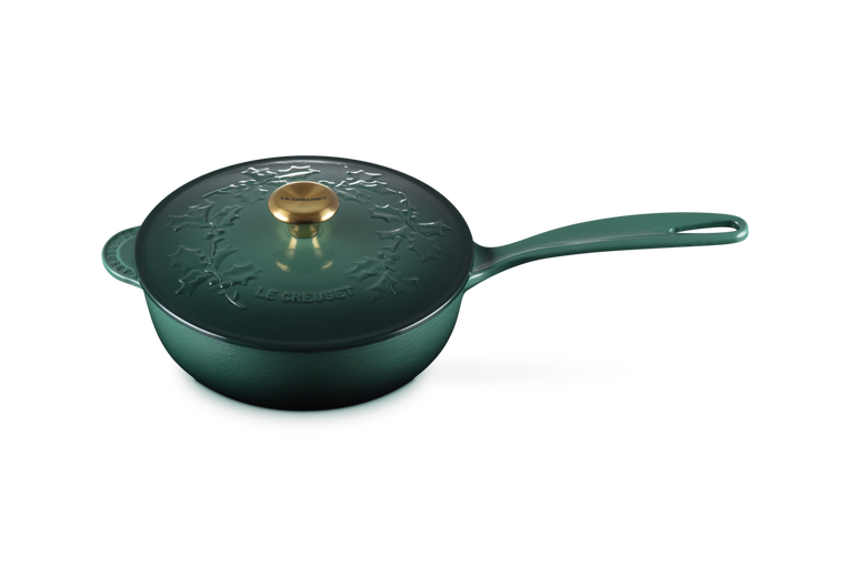 Le Creuset - Holly Collection sauce pan ø 21 cm cast iron Green