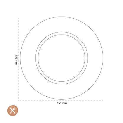 Villeroy & Boch - Fabriquer de la roche - Assiette à Pain et Beurre 16cm