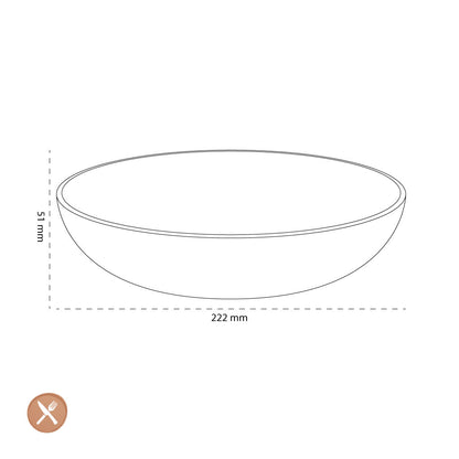 Villeroy & Boch - Perlemor Sand - Pasta Bowl 22cm