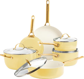 GreenPan - Padova Sunshine Yellow 10-piece Pan Set