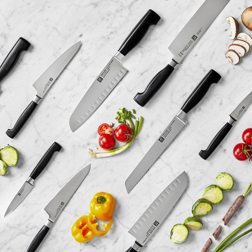 Zwilling - Couteau Santoku 4 étoiles avec fossettes 180 mm