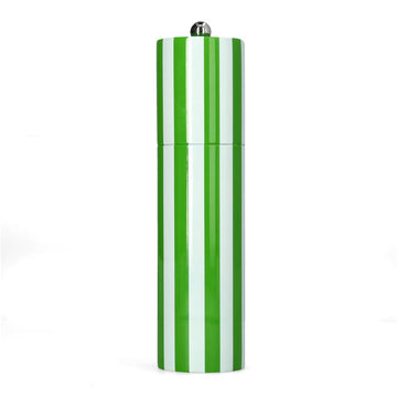 Addison Ross - Column Striped Peper & Zoutmolen Leaf & White 24 cm Peper/Zoutmolen Addison Ross 