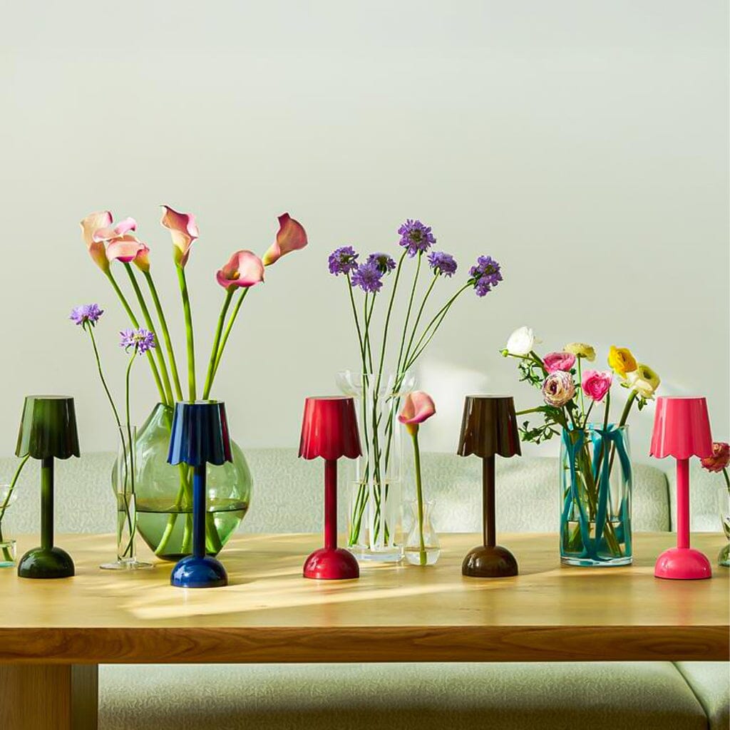 Addison Ross - Scallop Tafellamp LED - Chocolate - 28 cm Tafellamp Addison Ross 