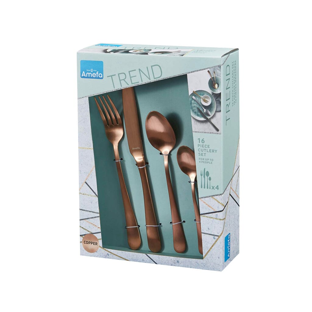 Amefa - Austin 16-pcs Cutlery Set copper in gift box Bestekset Amefa 