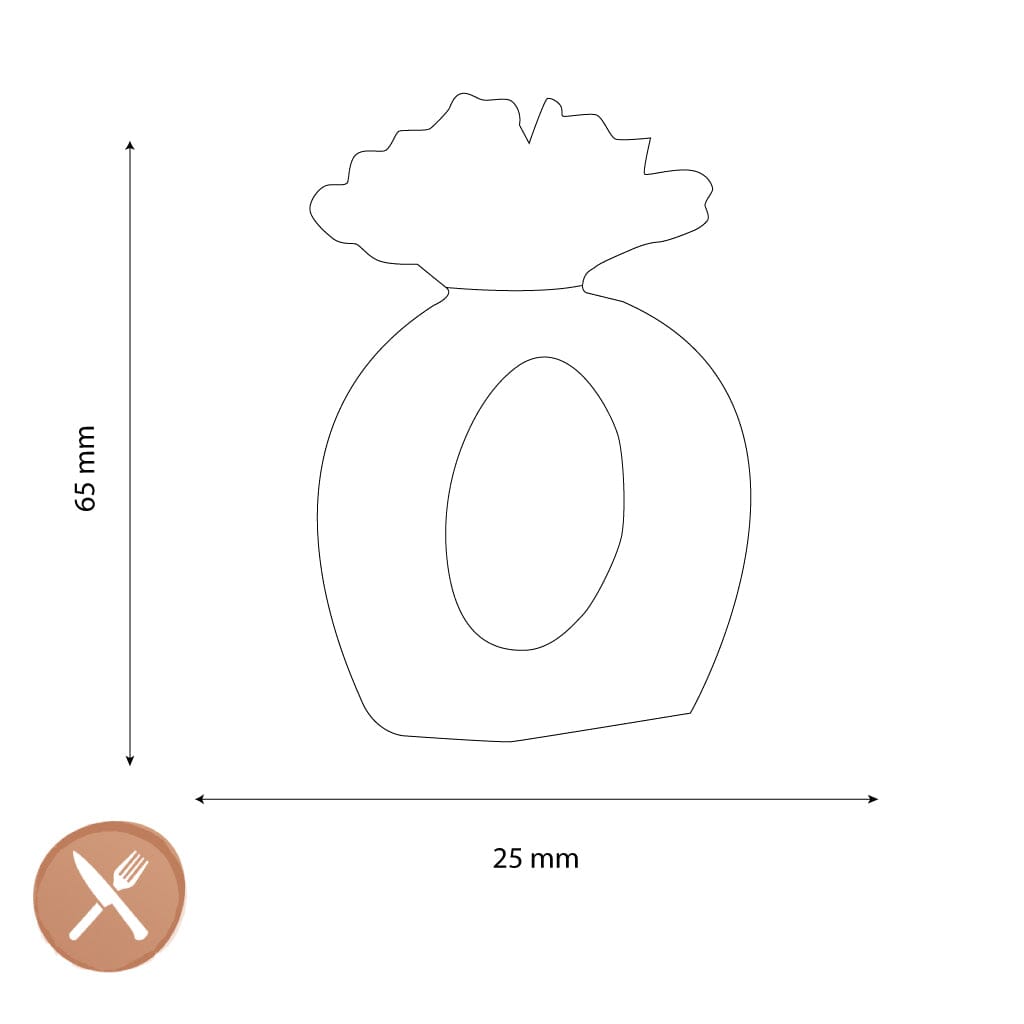 BYON - Servetring Water Lily - Geel Servetringen BYON 