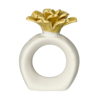 BYON - Rond de serviette Nénuphar - Ronds de serviette jaunes BYON