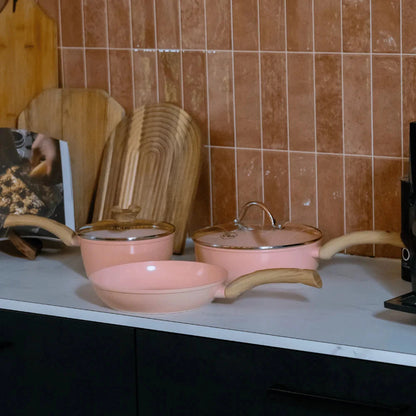 Cook & Pan - Blush Koekenpannenset 2-delig Pannenset Cook & Pan 