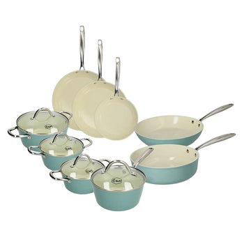 Cook & Pan - Go Blue Pannenset 9-delig Pannenset Cook & Pan 