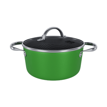 Cook & Pan - Honey Go Green Kookpot 24 cm met glazen deksel Cook & Pan 