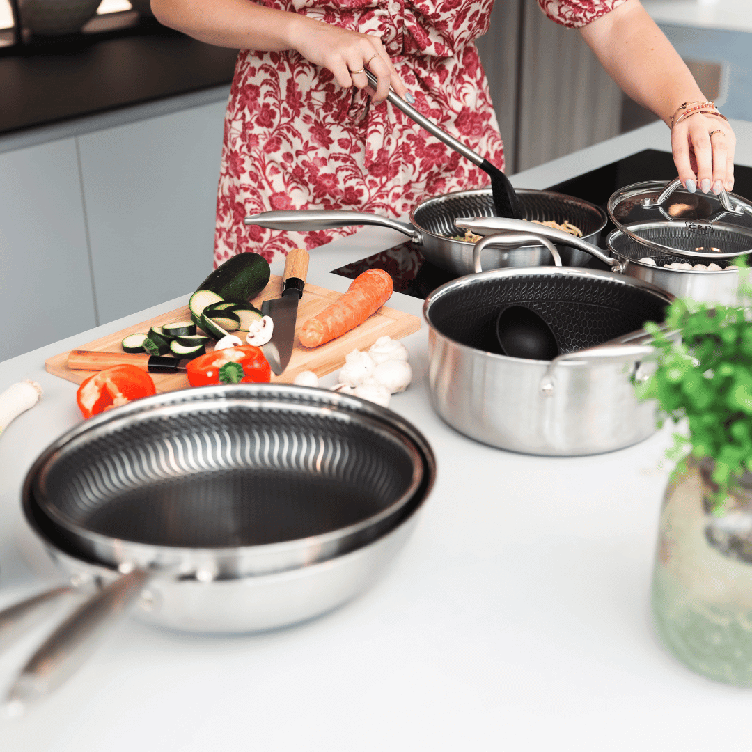 Cook & Pan - Honey Koekenpannenset 3-delig Pannenset Cook & Pan 