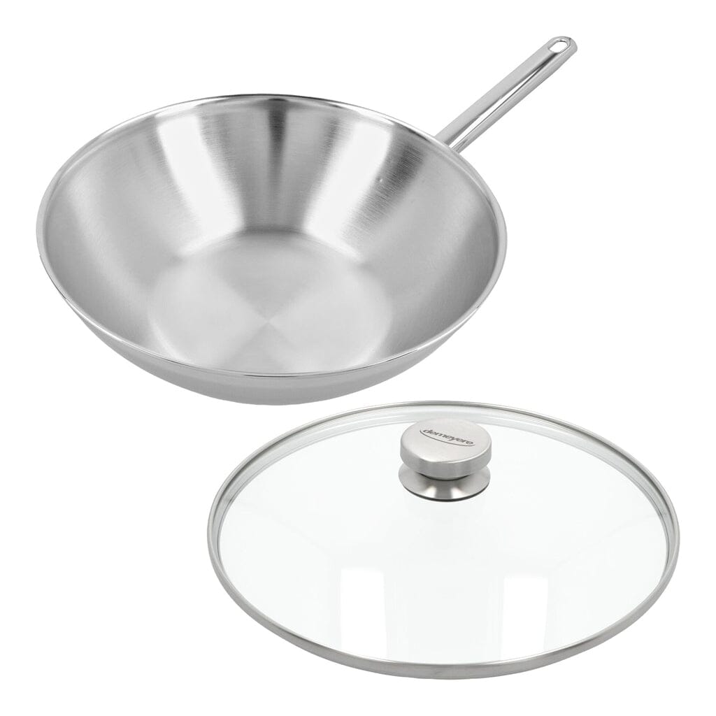 Demeyere - Apollo 7 Wok 30 cm + gratis glasdeksel Demeyere 