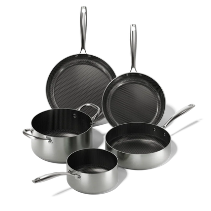 Cook &amp; Pan - Honey Stainless Steel Pan Set 5-Piece