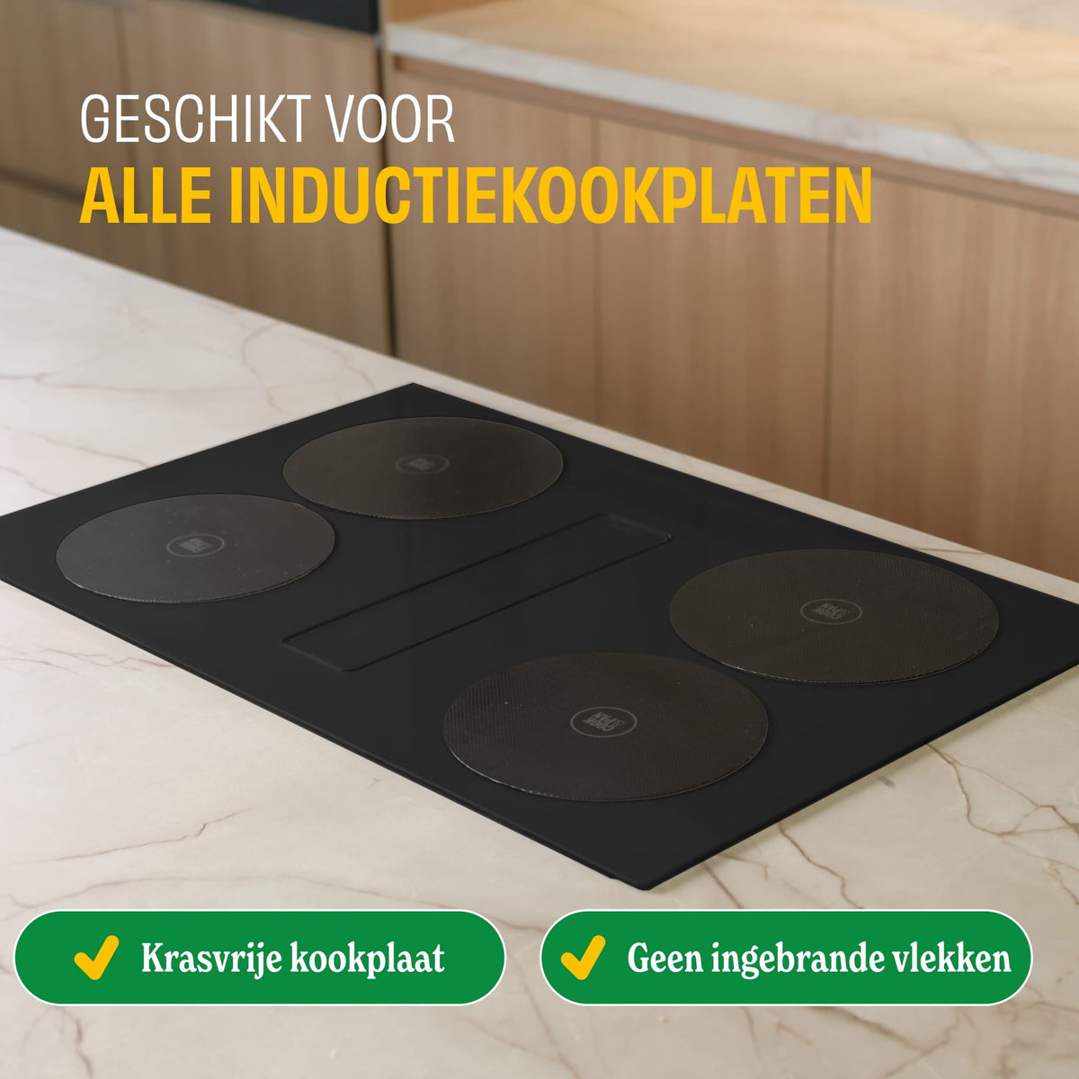Cook &amp; Pan - Ensemble de 4 protège-plaques à induction Signature