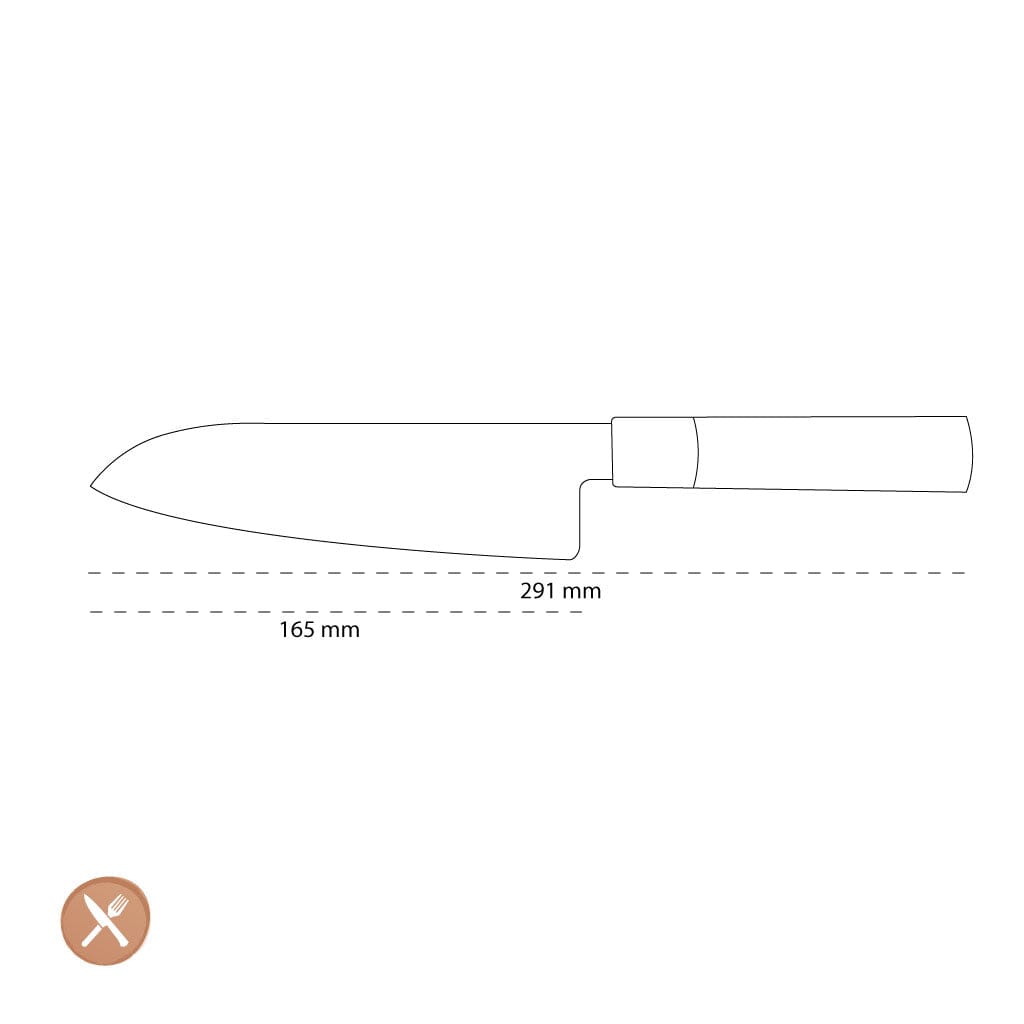 Kai Shun - Wasabi Zwart Santoku 6,5'' (16,5 cm) Kai Shun 