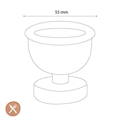 &Klevering - Eierdopjes Cantine - Roze - Set Van 2 Eierdop &Klevering 